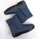 13. Women's flat insulated snow boots, navy blue, Potocki SU33310