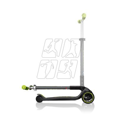 26. Globber Master Prime 3-Wheel Scooter / Black - Lime Green 664-106