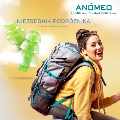 5. ANOMEO Travel Earplugs