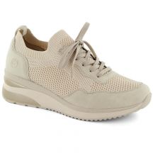 Comfortable Remonte W RKR693 beige sports shoes