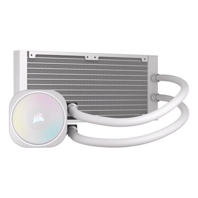 10. Corsair NAUTILUS 240 RS ARGB Liquid Processor All-in-One Liquid Cooler White 1 pc.