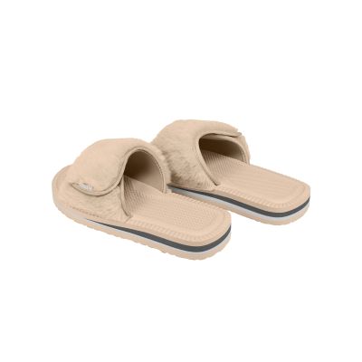 11. Kubota flip-flops with velcro and beige fur K24AW-100-001-03-1