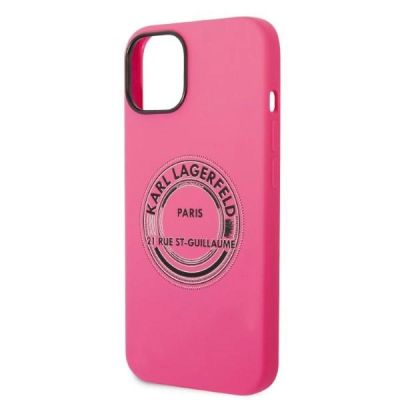6. Karl Lagerfeld KLHCP14MSRSGRCF iPhone 14 Plus 6.7 "hardcase pink / pink Silicone RSG