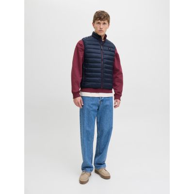 3. Jack&Jones men's vest JJEBRADLEY LIGHT BODYWARMER COLLAR NOO 12280973 SKY CAPTAIN