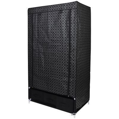 24. TEXTILE WARDROBE 88x50x160CM ORNAMENT 45245