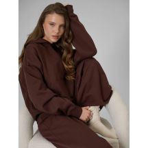 Women's regular hooded sweatshirt 4F 4FRSS26TSWSF2926-80S