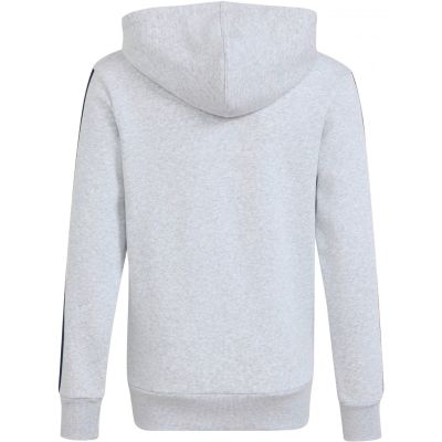 2. adidas Essentials Full-Zip Hoodie for Kids Light Gray KQ9050