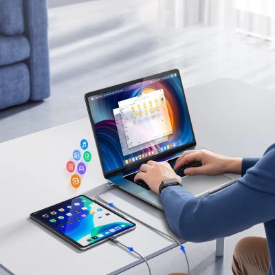 6. Orico CDX 100W 5A Power Delivery USB-C - USB-C 1m Cable - White