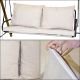 21. 2-PERSON GARDEN AND BALCONY SWING 194x136x173CM SAND