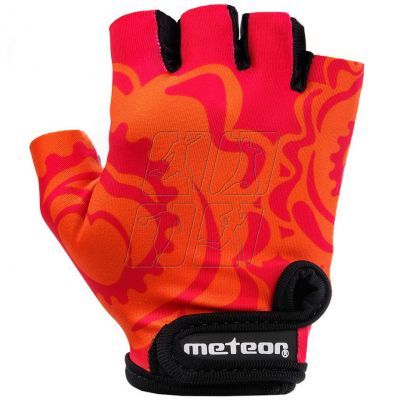 2. Cycling gloves Meteor Big Flower Jr. 24181-24183