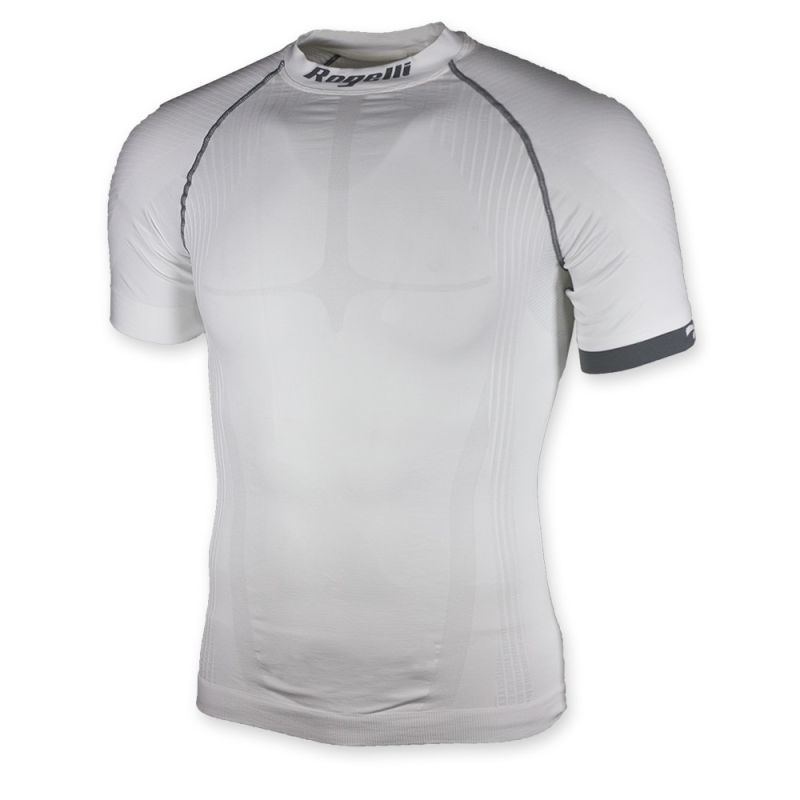 Rogelli sweatband short sleeve COMPRESSION white S