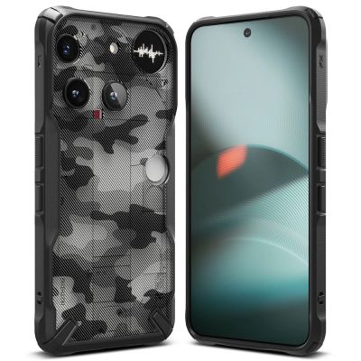 2. Ringke Fusion X Case for Nothing Phone 3 - Gray and Black
