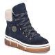 Rieker Y6347-14 Navy Blue Waterproof Leather Women's Ankle Boots