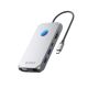 Orico XCR 12in1 RGB USB-C Docking Station 3x USB-A 3.1 1x USB-A 2.0 1x USB-C PD 100 W 1x USB-C 3.1 1x HDMI 1.4 4K 30Hz 1x VGA 1080p 1x microSD/SD 3.0 1x RJ Gigabit Ethernet 1x Audio CTIA 3.5 mm - Gray
