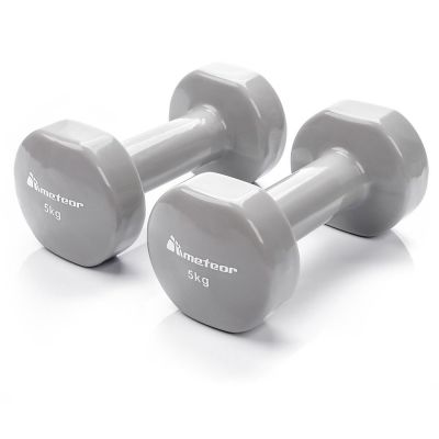 Meteor vinyl dumbbells 5 kg