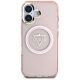 3. Guess IML Metal Mountain Logo MagSafe iPhone 16 Case - Pink
