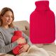 6. ALPINA RUBBER HOT WATER BOTTLE WITH COVER 1.7 L RED