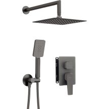 Concealed shower set with mixing box