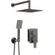 Concealed shower set with mixing box