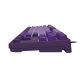 4. FURY KANABO K2 US Gaming Keyboard, White Backlight, Mechanical, Violet