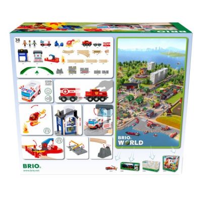 11. BRIO Rescue Team Train Set
