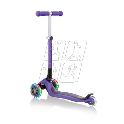 10. 3-wheel scooter Globber Foldable Lights Violet Jr 437-103