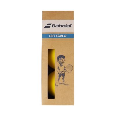 5. Babolat Soft Foam Tennis Balls 3 pcs 501058