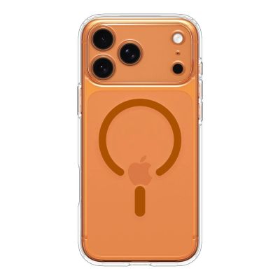 2. Spigen Ultra Hybrid MagSafe Case for iPhone 17 Pro Max - Clear Orange