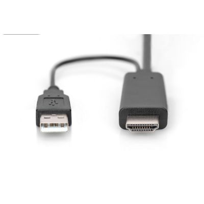 2. HDMI 4K 30Hz Power Adapter Cable USB A to DisplayPort 2m
