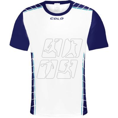 2. Colo Solid M volleyball shirt, white and navy blue