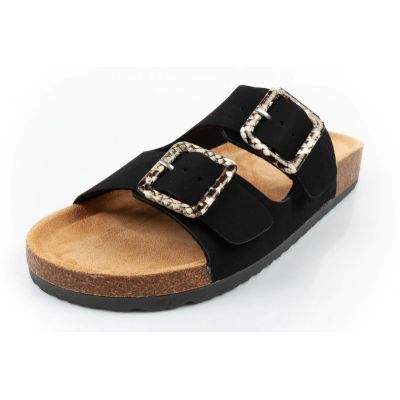 3. Lee Cooper women's slip-on shoes, black suede, comfortable, lightweight