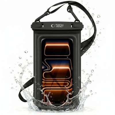 9. Tech-Protect UWC7 Waterproof Case 6.9" - Black
