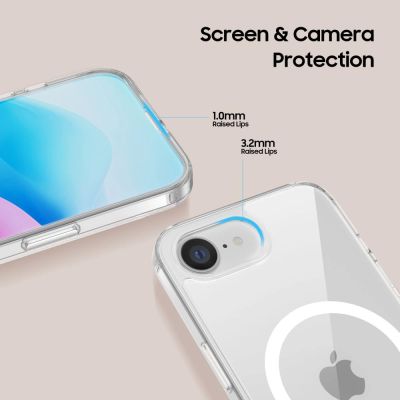4. Tech-Protect FlexAir Hybrid MagSafe Case for iPhone 16e / 17e - Clear