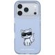 3. Karl Lagerfeld IML Choupette Body Sketch Print MagSafe Case for iPhone 17 Pro / 18 Pro - Light Blue