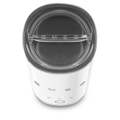 7. Smeg MFF02WHEU Milk Frother White 50's Style (milk heating, hot frothing and cold frothing)