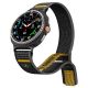 10. Spigen Athlex Air Strap for Samsung Galaxy Watch 40/44/46mm - Black and Yellow