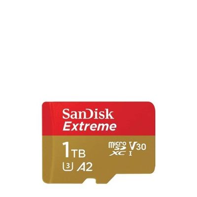 2. SD card MicroSD 1TB SanDisk Extreme SDXC incl. Adapter