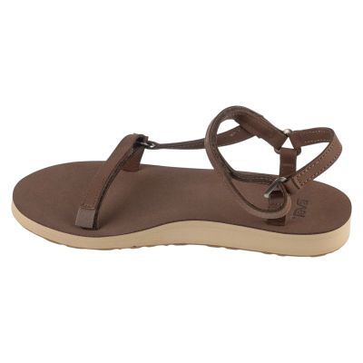 2. Teva W Original Universal Slim Leather Sandals 1151031-ACR Brown 36