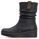 3. Women's insulated wedge ankle boots black Rieker X9155-00