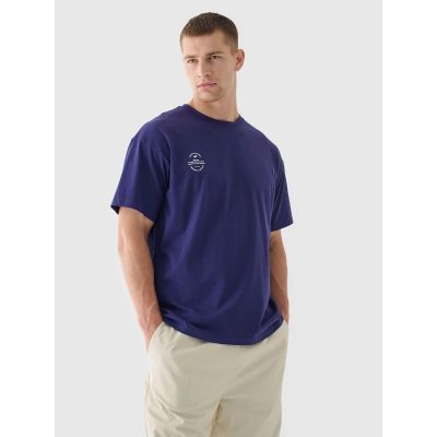 Smooth unisex oversize T-shirt 4F 4FRAW24TTSHU2672-31S