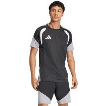 Men's adidas Tiro 26 Competition Training Jersey black, gray, and white JX4254