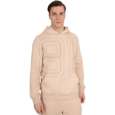 Men's sweatshirt 4F M1980 beige 4FWAW25TSWSM1980 83S