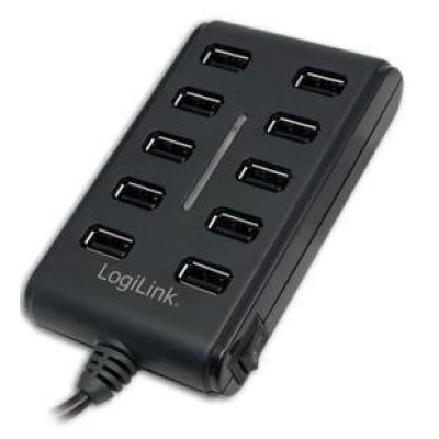 Logilink UA0125 USB HUB 10-port USB2.0 with 3.5A power supply