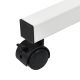 11. MACLEAN MOBILE DESK/LAPTOP STAND, WHITE, HEIGHT ADJUSTMENT 59-89CM, MAX. 30KG MC-121 W