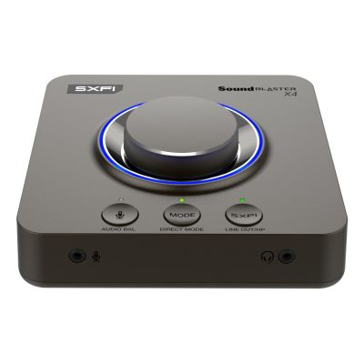 3. Sound Blaster X4 external sound card
