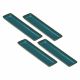 Set of 4 Concerto Ottanio rectangular trays - Blue-green, 32 x 8 cm