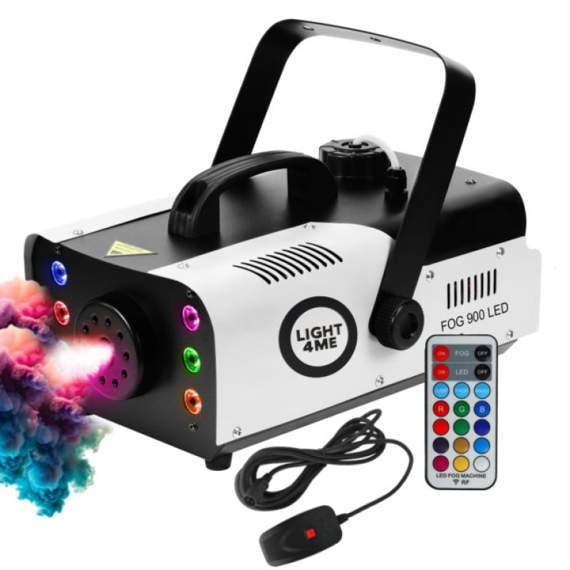 LIGHT4ME FOG 900 LED fog machine remote control be
