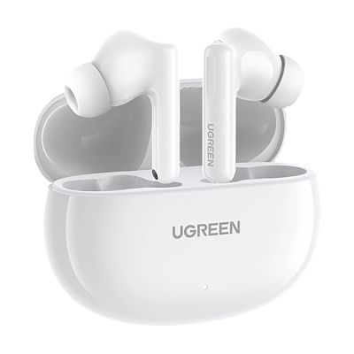 2. Ugreen HiTune T6 wireless headphones with ANC function + USB-A - USB-C cable - white