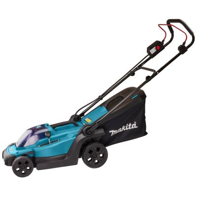 14. Makita DLM330RT Battery-Powered Push Lawn Mower, Black, Blue