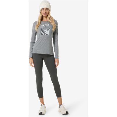 2. SUPER.NATURAL W ALPES LS Long-Sleeve Top Grey